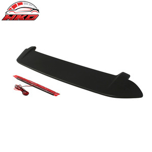 Convient pour Honda Fit 2006-2008, becquet de toit style LED, noir mat - Product Image 4