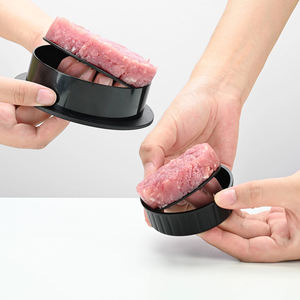 Máquina de prensado de carne y hamburguesas ABS, molde para hacer hamburguesas con forma redonda de relleno, antiadherente - Product Image 5