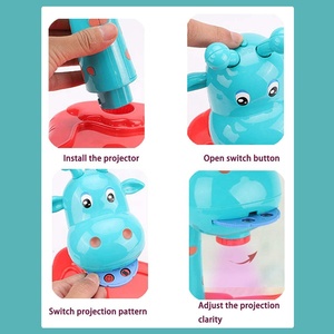 Mesa de Dibujo Multifuncional para Niños con Proyector de Jirafa, Juguetes Educativos con Tablero de Dibujo y Mesa de Pintura con Proyección Desmontable - Product Image 5