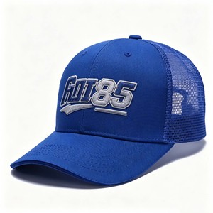 Wholesale ODM OEM 5 <b>Panel</b> Foam Mesh Back Caps With Rope Custom Logo Foam Trucker Hats High Quality - Product Image 3