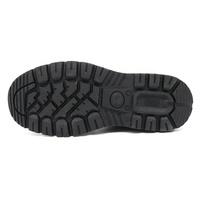 Zapatos de Seguridad para Minería Tiger Master, Negros, de Cuero Resistente, con Suela de Goma Antideslizante y Resistente al Aceite, Puntera de Acero CE, Placa Intermedia de Acero, para Hombre