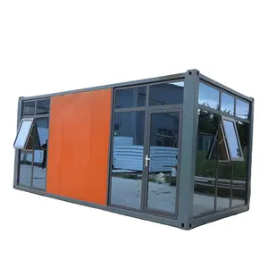 40 Hq One Bedroom Moving Finished Mobile Container House China Expandable Container Bedroom and Toilet Modern Hotel Optional