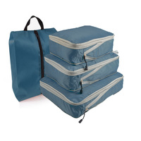 Ensemble de cubes d'emballage de compression légers pour les voyages, organisateurs d'emballage de bagages pour accessoires de voyage
