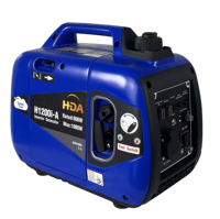 Trinkwasser Mini Benzin AC 1KW 1000 Watt 110V 220V Benzin Silent Small Light Dynamo Inverter Generator für den Heimgebrauch H1200i-A