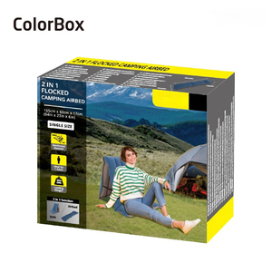 Colchón Inflable Individual para Camping, 1.65m x 60cm x 17cm, PVC, Plegable, Cómodo, Superventas <span class=keywords><strong>2026</strong></span> - Product Image 6