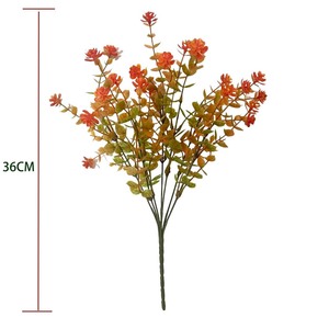 Venta al por mayor <span class=keywords><strong>de</strong></span> hojas artificiales <span class=keywords><strong>de</strong></span> manzana <span class=keywords><strong>de</strong></span> otoño negro hojas <span class=keywords><strong>de</strong></span> eucalipto <span class=keywords><strong>de</strong></span> Halloween FIESTA <span class=keywords><strong>DE</strong></span> Navidad decoración flores hojas - Product Image 3
