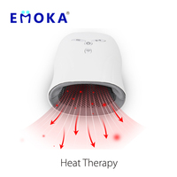 Emoka Chinesische Fabrik OEM Kabelloser Luftkompressions-Vibrations-Heiz-Handgelenkmassager mit Zeitsteuerung für den Körper