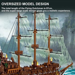 3658 PCS Flying Dutchman Ship Building Blocks Jouet pour enfants-Activités STEM sur le thème nautique et pirate et construction détaillée - Product Image 3