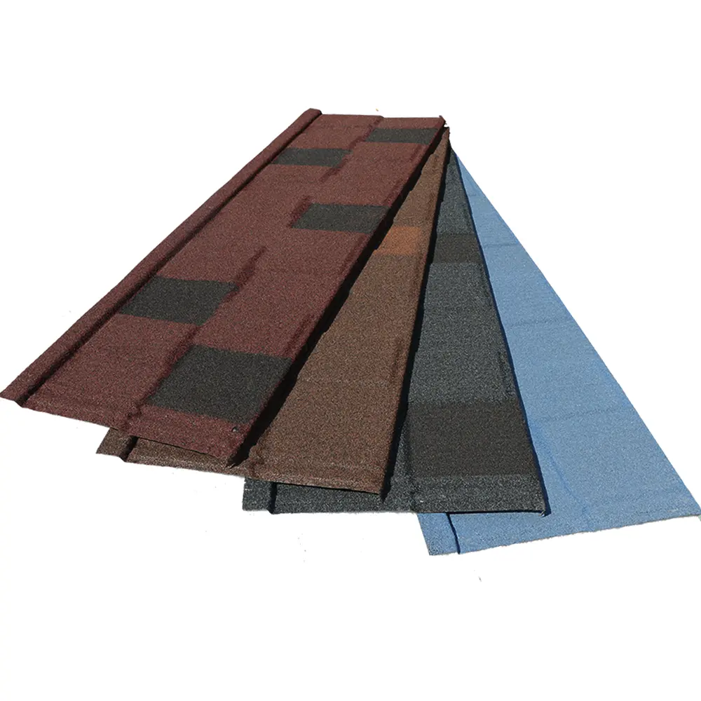 Amerikan metal çatı hartama UV dayanıklı yapı malzemesi taş kaplamalı çatı kiremiti çatı yağmur