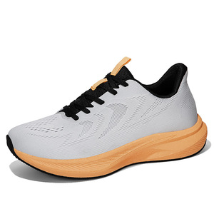 Light Gray Mesh Walking Shoes Lace-Up Round Toe Breathable EVA Midsole Rubber Outsole All Seasons wholesale - Product Image 6