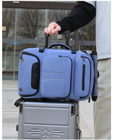 Sac à dos en denim unisexe pour voyage en plein air, imperméable, respirant, grande capacité, multifonctionnel, pour ordinateur portable, Air