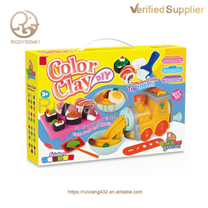 Nouvel ensemble de pâte à modeler populaire pour enfants : machine à crème glacée DIY, pâte à modeler en farine, jeu à domicile, pâte à modeler colorée pour enfants - Product Image 4
