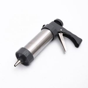 New Arrival <b>Cookie</b> Press Stainless Steel <b>Cookie</b> Press Gun Kit with <b>Cookie</b> Mold Discs Piping Nozzles for DIY Biscuit - Product Image 3