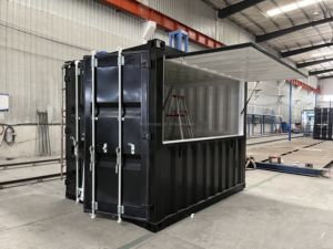 10ft Chất lượng cao container bar nhà hàng đúc sẵn Modular vận chuyển container nhà hàng prefab Homes xách tay kiosk cửa hàng - Product Image 5
