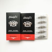 Jarum Cartridge Tato Jarum Makeup Permanen 1-23 RL RS RM M1 F 20 Pcs Alat Artis Pena Motor Listrik Rotary Microblading