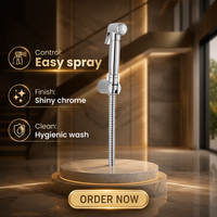 Douchette Bidet Économie d'Eau de Luxe Moderne en Chrome LD TM-2140 de Chine avec Garantie de 2 Ans