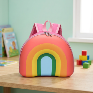 Hardshell Rainbow <b>Backpack</b>/Kindergarten Schoolbag for Boys and Girls Made in China - Product Image 2