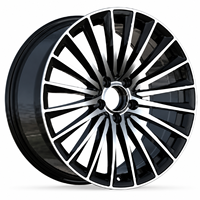 Jantes en alliage monobloc de luxe AL 19 20 21 pouces 5x112 noir brillant à rayons multiples, en maille, en promotion pour Mercedes Benz (voitures particulières)