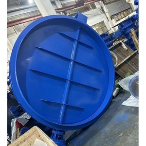 วาล์วผีเสื้อ D343H-2.5C DN2400 โลหะ ซีลแข็ง แบบหน้าแปลน ควบคุมด้วยมือ/ไฟฟ้า สำหรับน้ำอุณหภูมิปกติ - Product Image 5