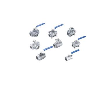 Vannes à boisseau sphérique sanitaires en acier inoxydable résistantes à la corrosion, vente en gros d'usine, réductions pour achats en gros disponibles - Product Image 1