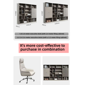 Nhà Máy Trực Tiếp L-Hình Bằng Gỗ Điều Hành Góc Văn Phòng Thương Mại Bàn, Chất Lượng Cao Hiện Đại Sang Trọng Bàn Văn Phòng - Product Image 5