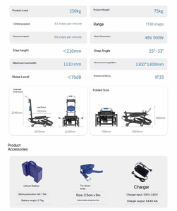 Escalador de escaleras eléctrico, camión de mano, nueva condición, componente de núcleo de Motor para restaurante, venta al por menor, uso doméstico - Product Image 5