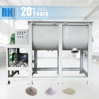 Mélangeur de mortier sec robuste à ruban horizontal avec fonction de séchage pour enduit mural et poudre de ciment