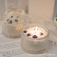 Bougies en cire de soja parfumées à la fraise, style INS, mignonnes et attrayantes, cadeau d'anniversaire pour petites amies et filles