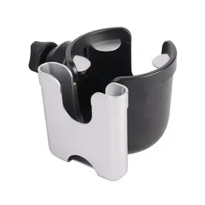 Stroller Universal Water Bottle Cup Holder With Phone Holder Baby Strollers Accessories Stroller Cup Holder