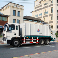 Camion à ordures compacteur à châssis diesel manuel FOTON 6x4, moteur Cummins, boîte de vitesses, haute efficacité, puissance 220 kW, EURO 5, municipal