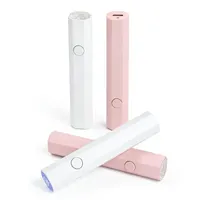 Lampe UV LED portable pour ongles, rechargeable, en forme de stylo, sécheuse à ongles, lumière de durcissement rapide, gel polish, manucure, nail art, usage domestique