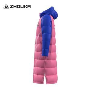 Vente en gros sur mesure Vêtements longs coupe-vent pour entraînement Veste de football Sublimation en duvet Survêtements Manteau d'hiver en coton pour le football - Product Image 2