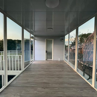 Mini-maison modulaire préfabriquée de luxe personnalisée pour l'extérieur, bureau, habitation ou espace de travail, en panneaux sandwich, installation rapide, style Apple Cabin