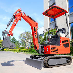 Excavadoras Chinas Comerciales, Mini Excavadora Pequeña de 1 Tonelada y 1.5 Toneladas en Venta con Repuestos, Fácil de Operar - Product Image 1