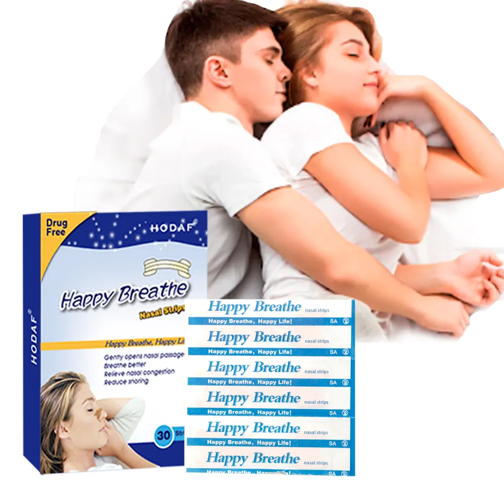 Private labels Works Instantly Breathe Better Stops Snoring Relieve Nasal Congestion Nasal Strip Patch