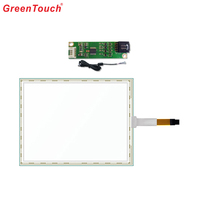Pantalla táctil resistiva de 5 cables con capa de PET duradera Rendimiento estable para dispositivos integrados y equipos minoristas 10,4 pulgadas