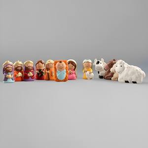 Produits <span class=keywords><strong>en</strong></span> stock Statues religieuses catholiques <span class=keywords><strong>en</strong></span> résine Produit chrétien Produit chrétien Crèche 4,5 cm Ensemble <span class=keywords><strong>de</strong></span> la Sainte <span class=keywords><strong>Famille</strong></span> Pendentif - Product Image 1