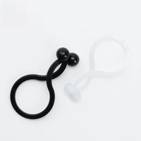 Attaches-câbles en nylon T, anneaux torsadés pour câbles, organisateurs de fils, supports de gestion de câbles, attaches-cordons en plastique noir et blanc pour la maison et le bureau