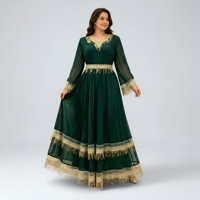 Prix de Gros Direct Usine – Nouvelle Robe Plissée Élégante Grande Taille pour Femme, Coupe Trapèze, avec Dentelle Superposée et Taille Haute – Collection Automne 2026