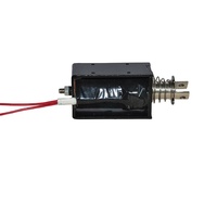 DC12V 10mm Hub Metallrahmen + Kupferspule Zug-Druck-Solenoid-Elektromagnet 15N Anfangssaugkraft Eiersortiermaschine Youge