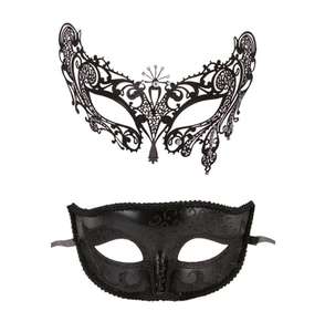 หน้ากากโลหะคู่หน้ากากแฟนซีชุดฮาโลวีนชุดมาร์ดิกราส์ชุดคอสเพลย์งานปาร์ตี้งานเต้นรำงานแต่งงานหน้ากากแสดงละคร - Product Image 6