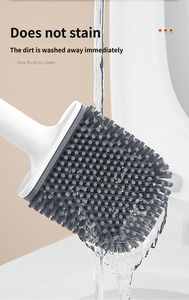 Portaescobillas de Inodoro de Pared Ecológico de PP <span class=keywords><strong>con</strong></span> Cerdas de Silicona Sólida para la Limpieza del <span class=keywords><strong>Baño</strong></span> - Product Image 2
