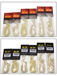 M&W Professional 5 pièces/paquet Ligne d'assistance au jigging en <span class=keywords><strong>Kevlar</strong></span> 300/400LB 16/20/24cm Flottante pour Lac, Rivière et Ruisseau - Product Image 6