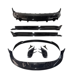 Kit carrosserie BSKT pour porsche taycan berline fibre de carbone sèche lèvre rideau d'air jupe latérale diffuseur <span class=keywords><strong>becquet</strong></span> 9J1 2019-2024 - Product Image 1