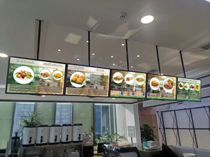 เมนูร้านอาหารในหลอดไฟกล่องเมนูเบอร์เกอร์นำแผงเมนูในที่มีแสง - Product Image 6