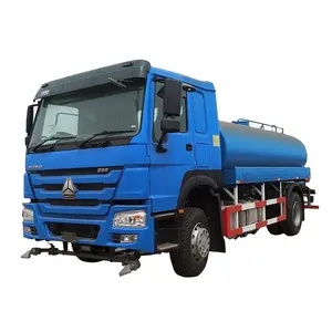 Barato nova ou usado luz duty 4x2 rodas 5000 litros howo caminhões para venda na etiopia