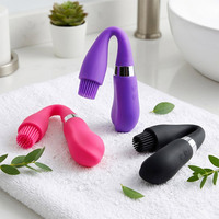 Vibrateur clitoridien et urétral puissant, jouet sexuel pour femme, masseur baguette à double tête, brosse vibrante pour stimulation
