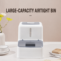 Boîte de rangement pour riz de qualité alimentaire, résistante aux parasites, personnalisable, avec couvercles, boîte en plastique pour cuisine, bac de rangement pour garde-manger