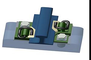 E-loại đường sắt Bộ Phận & phụ kiện buộc mùa xuân clip cho theo dõi - Product Image 2