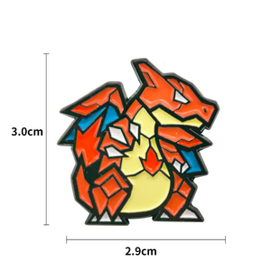 3 Nouveaux Designs Broches en Alliage de Haute Qualité Thème Monstres du Monde Fantastique Anime, Trio de Débutants, Décoration de Sac à Dos - Product Image 6